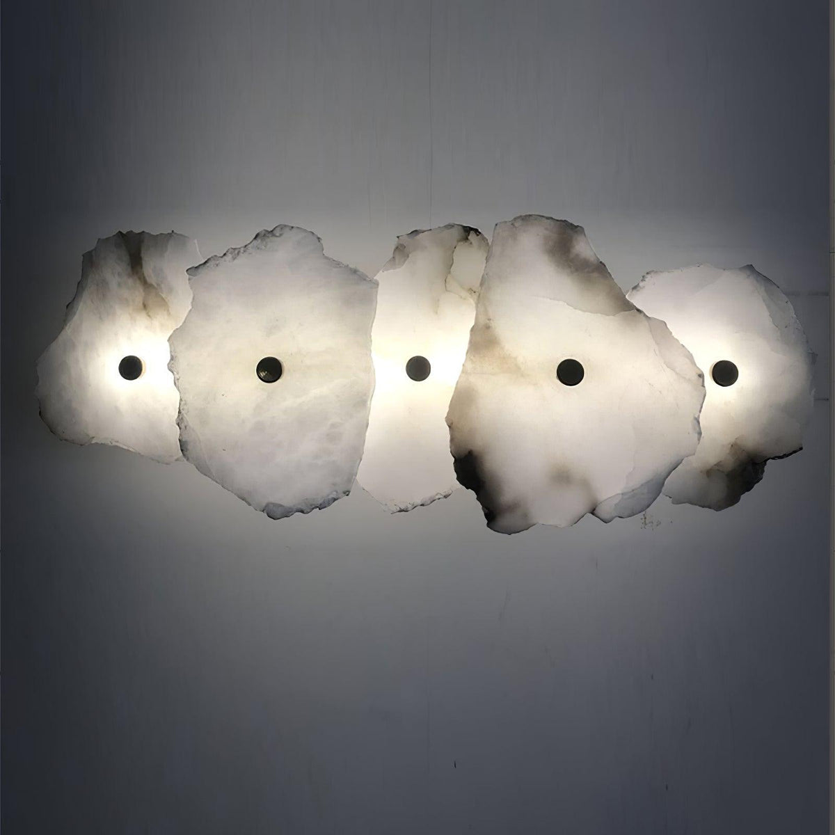Ritta Alabaster Floral Wall Lamp