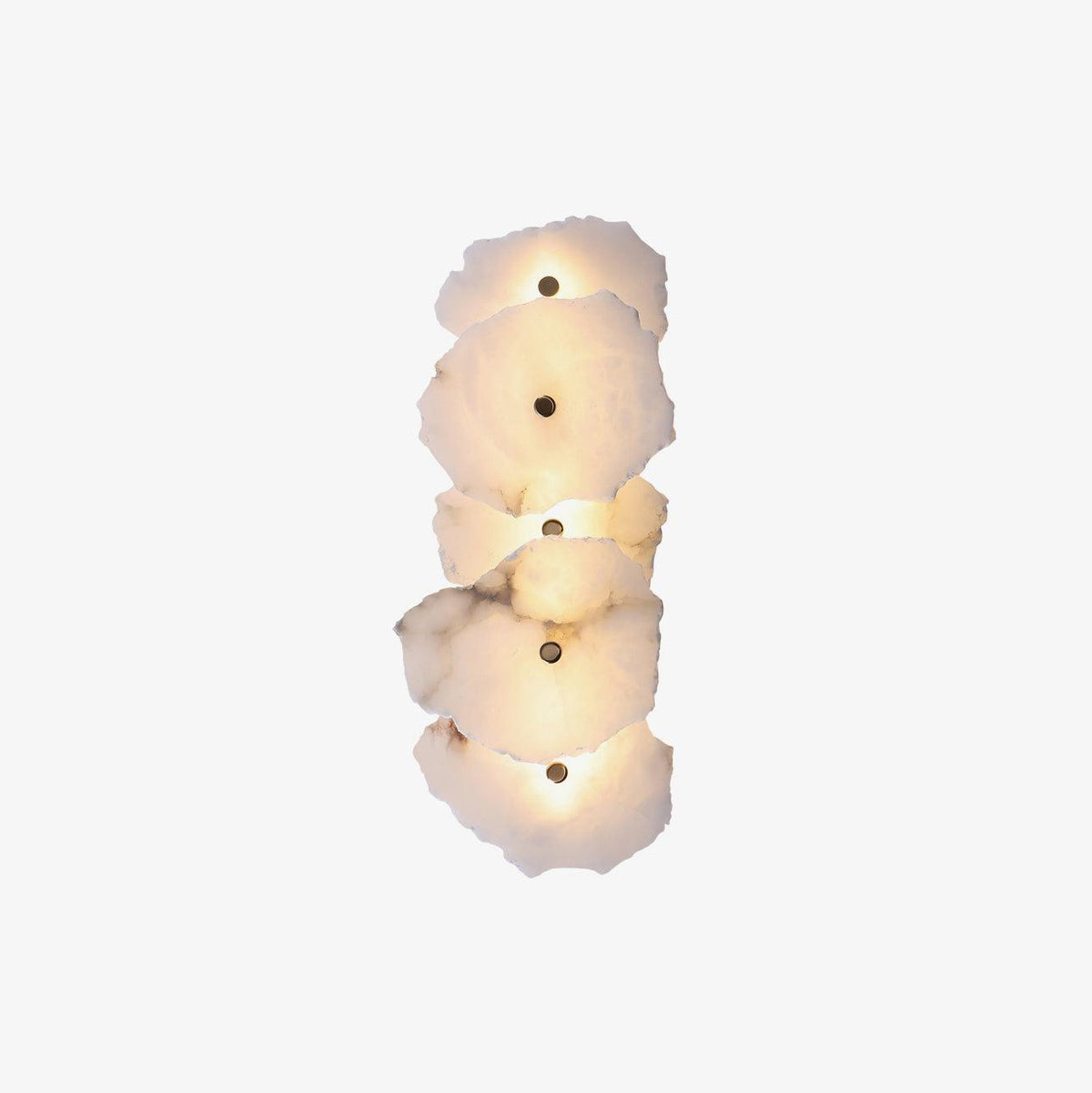 Cevra Elegant Alabaster Flower Wall Lamp