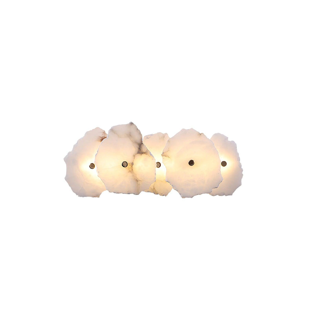 Cevra Elegant Alabaster Flower Wall Lamp