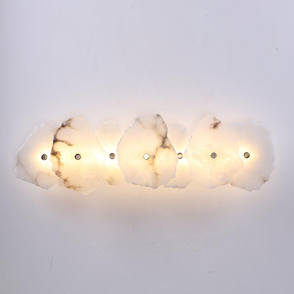 Cevra Elegant Alabaster Flower Wall Lamp