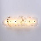 Ritta Alabaster Floral Wall Lamp
