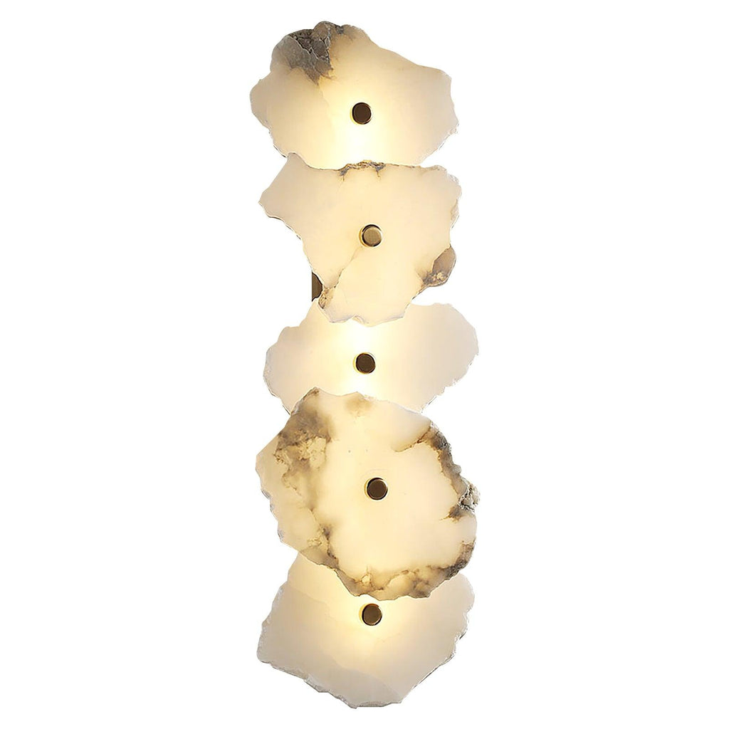 Ritta Alabaster Floral Wall Lamp