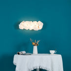 Cevra Elegant Alabaster Flower Wall Lamp