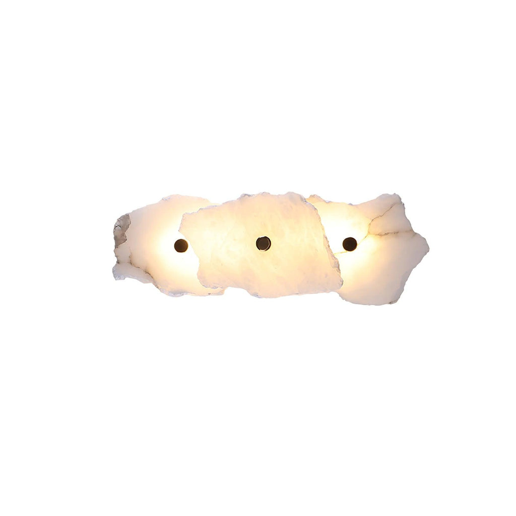 Cevra Elegant Alabaster Flower Wall Lamp