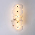 Cevra Elegant Alabaster Flower Wall Lamp