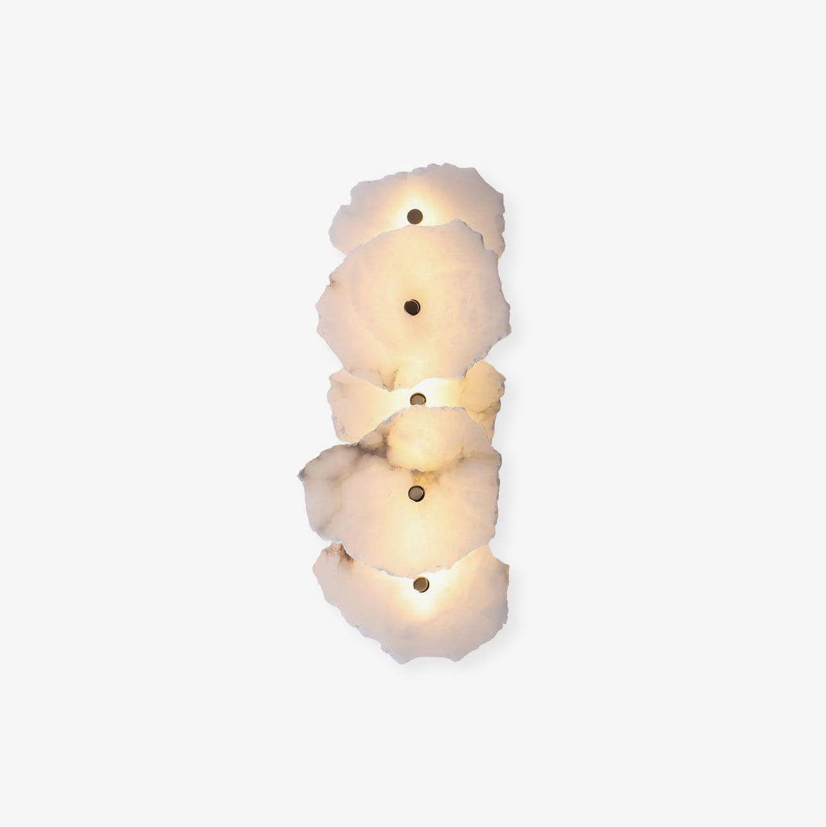 Cevra Elegant Alabaster Flower Wall Lamp