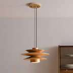 Axis Mid Century Walnut Pendant Light
