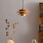 Axis Mid Century Walnut Pendant Light