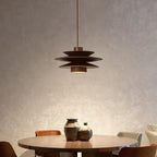 Axis Mid Century Walnut Pendant Light