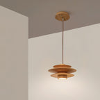 Axis Mid Century Walnut Pendant Light