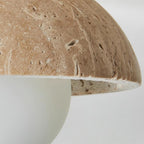 Mysa Minimalist Travertine Ceiling Light