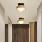Mysa Minimalist Travertine Ceiling Light