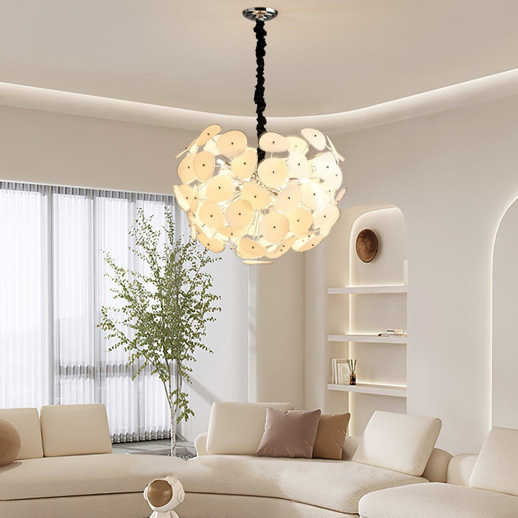 Thera Artistic Glass Globe Chandelier