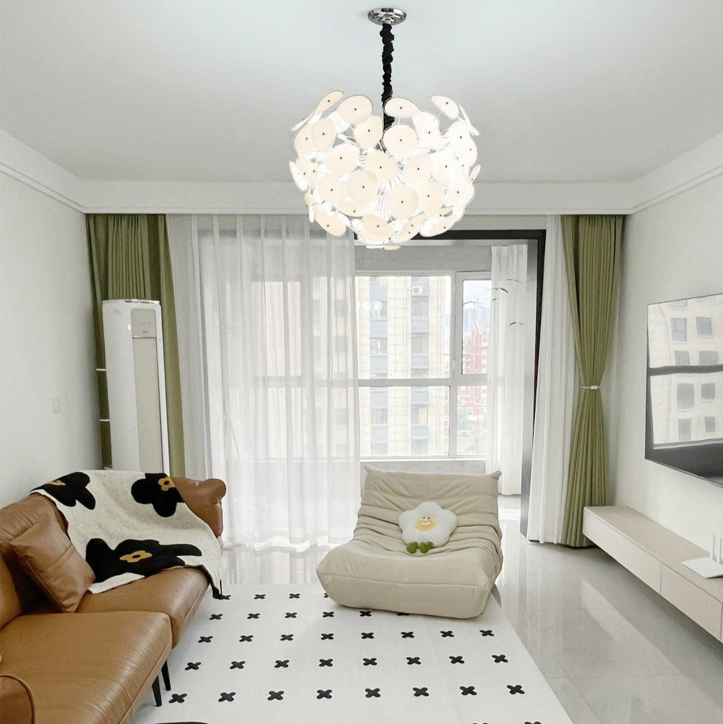 Thera Artistic Glass Globe Chandelier