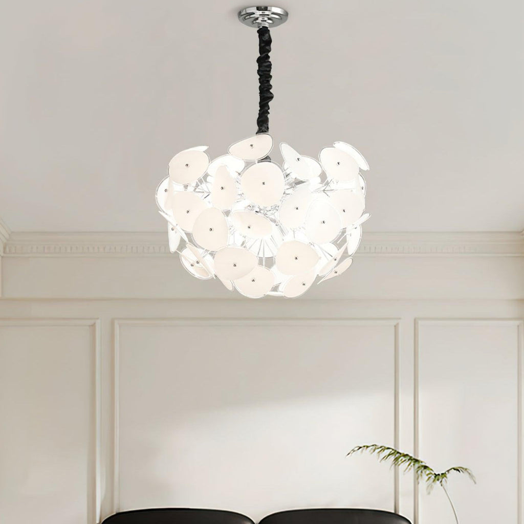 Thera Artistic Glass Globe Chandelier