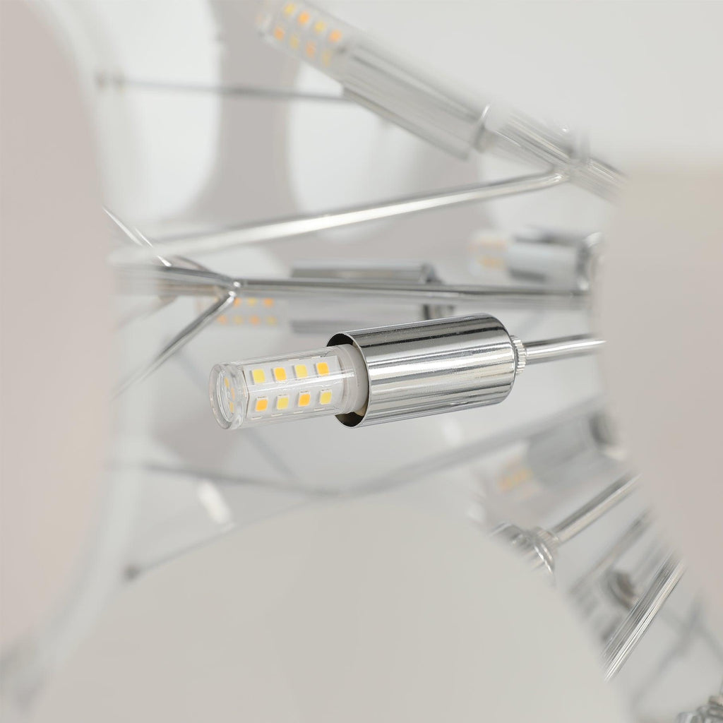 Thera Artistic Glass Globe Chandelier