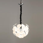 Thera Artistic Glass Globe Chandelier