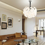 Thera Artistic Glass Globe Chandelier