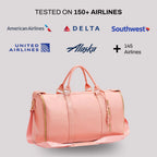 Amazirhub Foldable Garment Travel Bag with Wheels