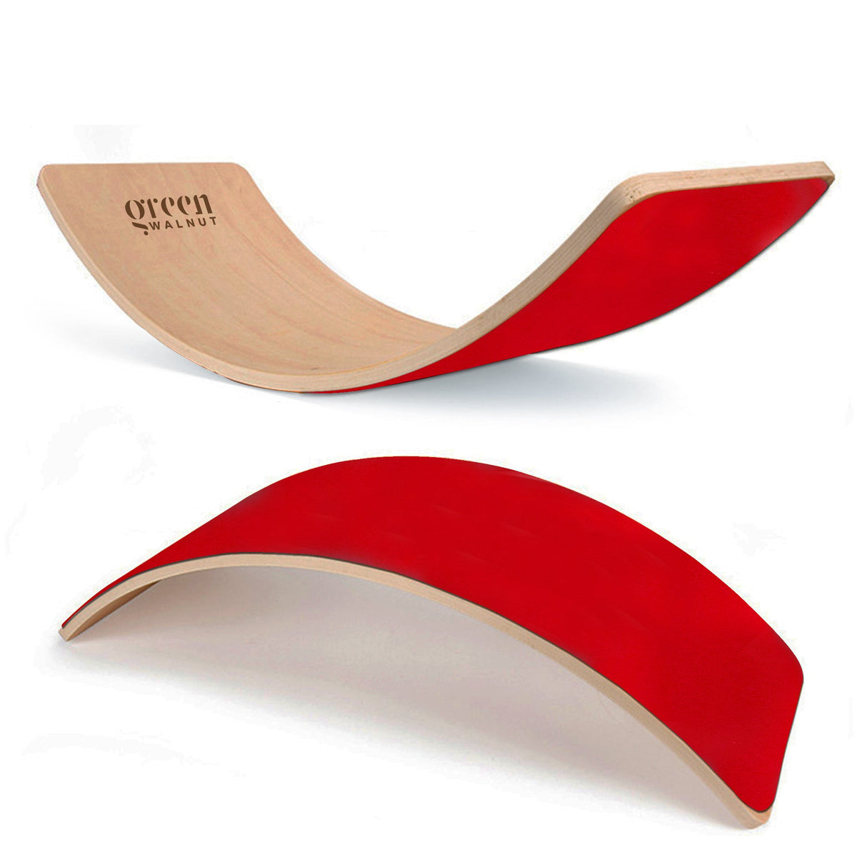 Large Wooden Balance Board (With Coloured Felt)