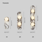 Domil Elegant Marble Wall Lamp – Modern Decorative Lighting Fixture