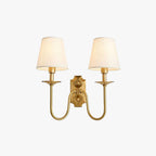 Chloe Vintage Fabric-Shade Wall Lamp