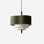 Ophel Green Fabric Pendant Lamp
