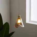 Amberlyn Vintage Amber Glass Pendant Light