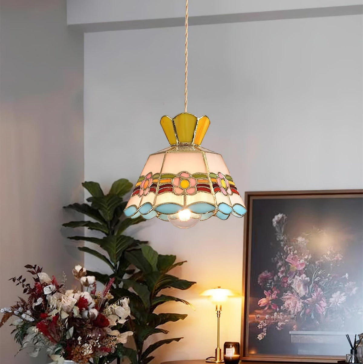 Garden Pendant Lights Glass
