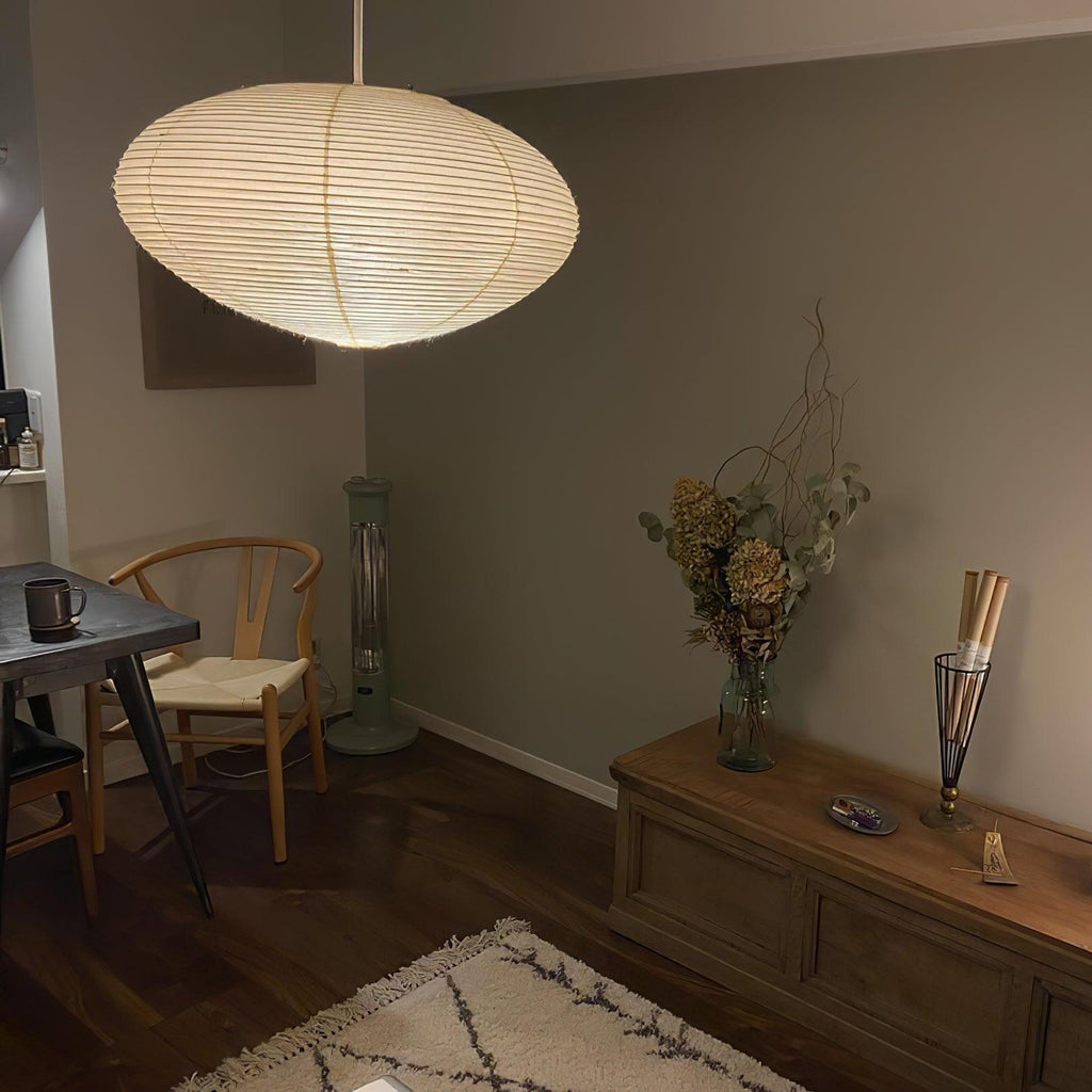 Sente Washi Paper Swag Pendant Light
