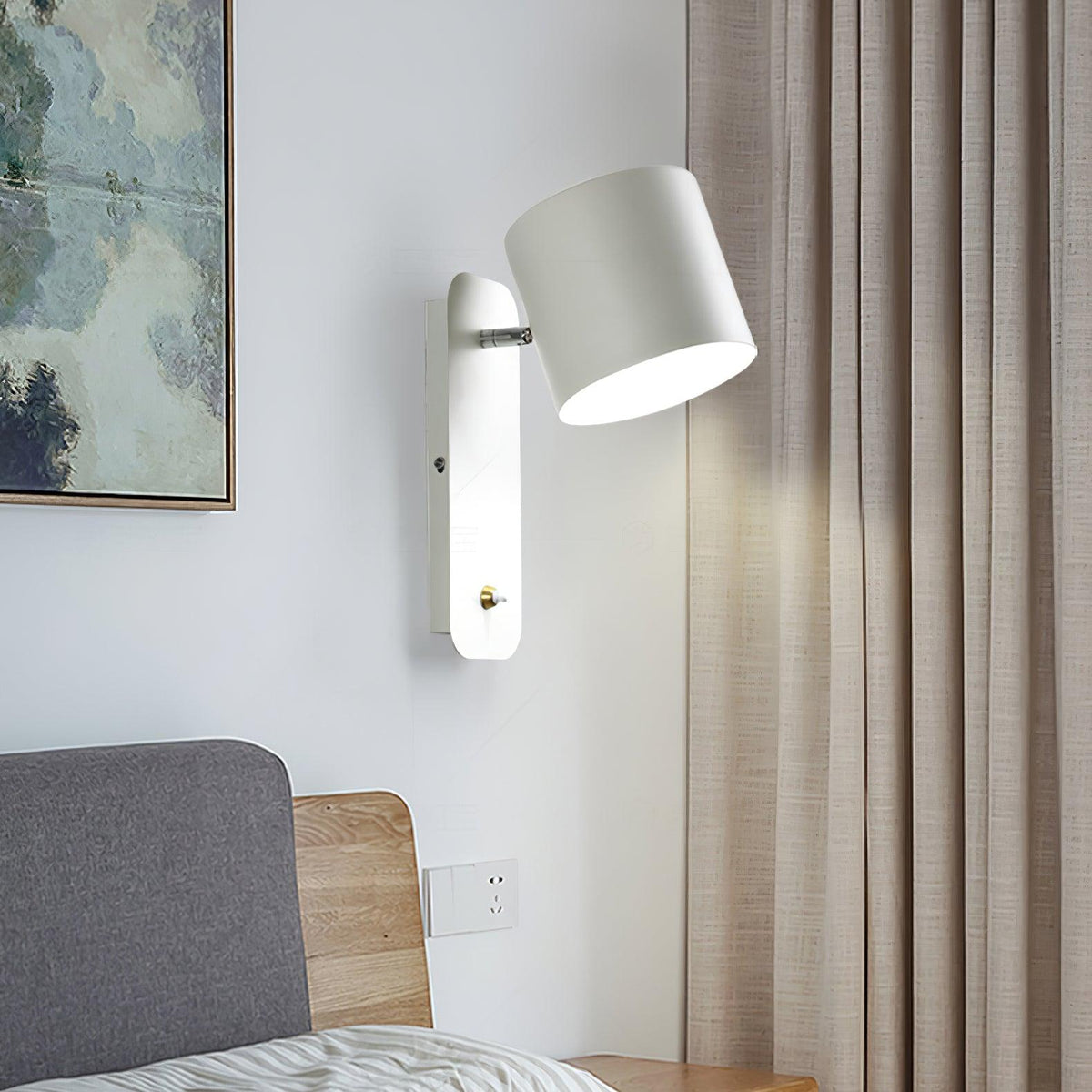 Quella Modern Rotatable Cylinder Wall Lamp – Adjustable Accent Lighting