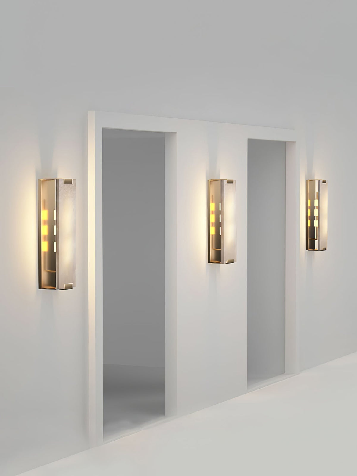 Roux Wall Lamp with Alabaster Panel Glow
