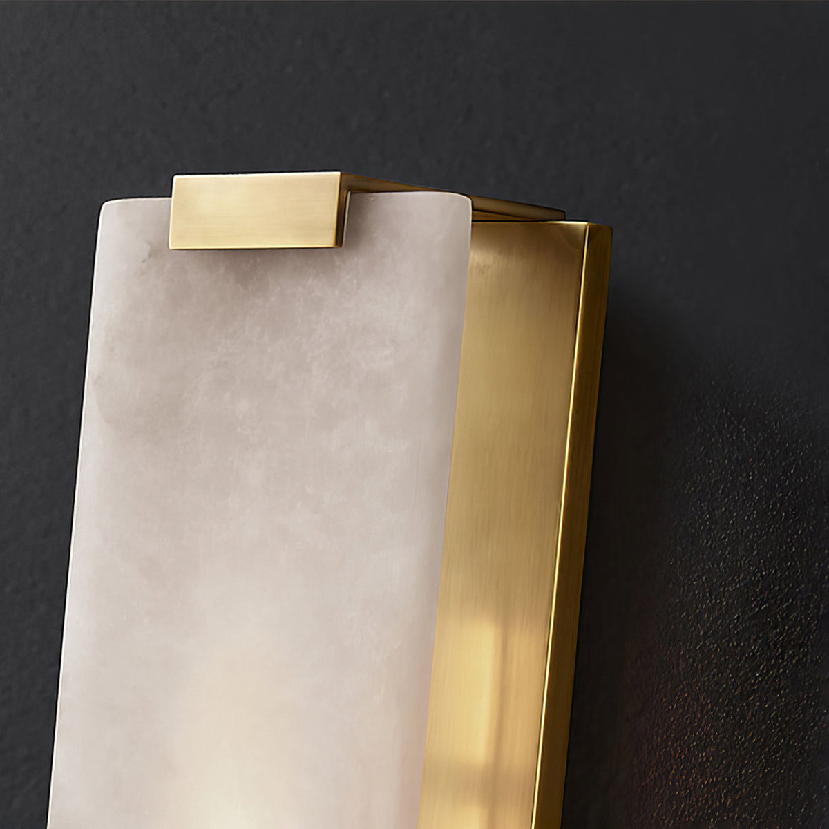 Roux Wall Lamp with Alabaster Panel Glow