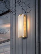 Roux Wall Lamp with Alabaster Panel Glow