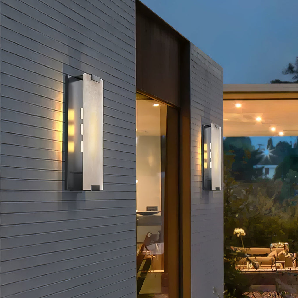 Roux Wall Lamp with Alabaster Panel Glow