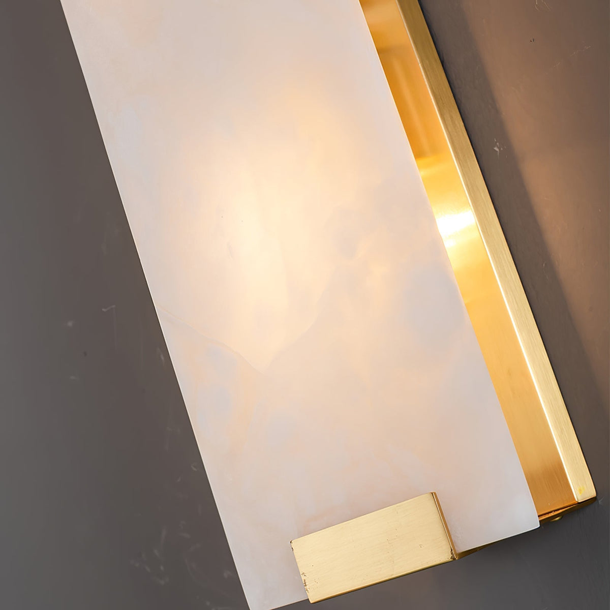 Roux Wall Lamp with Alabaster Panel Glow