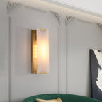 Roux Wall Lamp with Alabaster Panel Glow