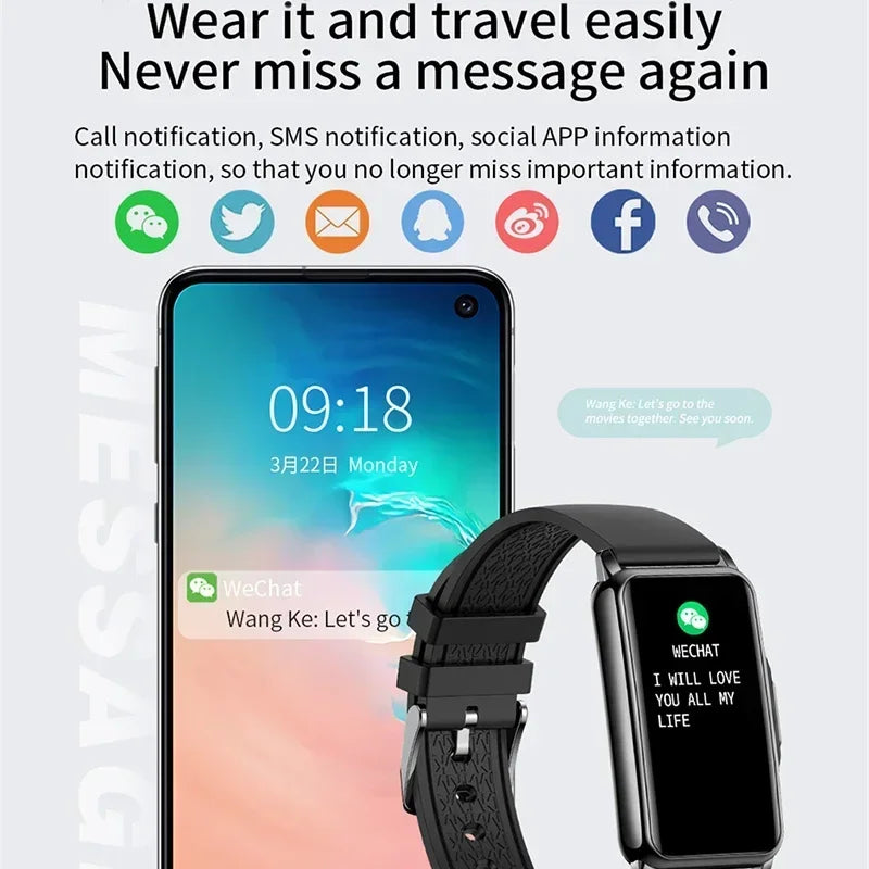 Annie’s Fashion Smartwatch for Men & Women – Full Touch Fitness & Health Tracker