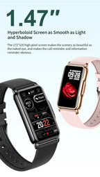 Annie’s Fashion Smartwatch for Men & Women – Full Touch Fitness & Health Tracker