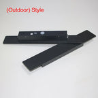 Waterproof LED Aluminum Strip Wall Light Indoor Outdoor Bedroom Porch — Black 2W to 18W