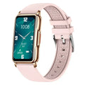 Pink silicone band