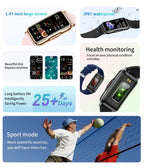 Annie’s Fashion Smartwatch for Men & Women – Full Touch Fitness & Health Tracker