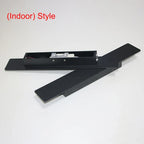 Waterproof LED Aluminum Strip Wall Light Indoor Outdoor Bedroom Porch — Black 2W to 18W