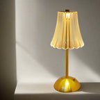 Crystal Rechargeable LED Table Lamp Touch Control Cordless Luxury Bedside — 4 Styles