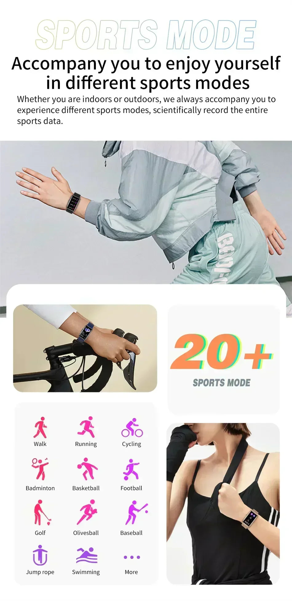 Annie’s Fashion Smartwatch for Men & Women – Full Touch Fitness & Health Tracker