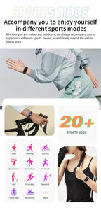 Annie’s Fashion Smartwatch for Men & Women – Full Touch Fitness & Health Tracker