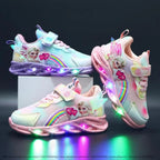 LED Light-Up Princess Sneakers for Kids