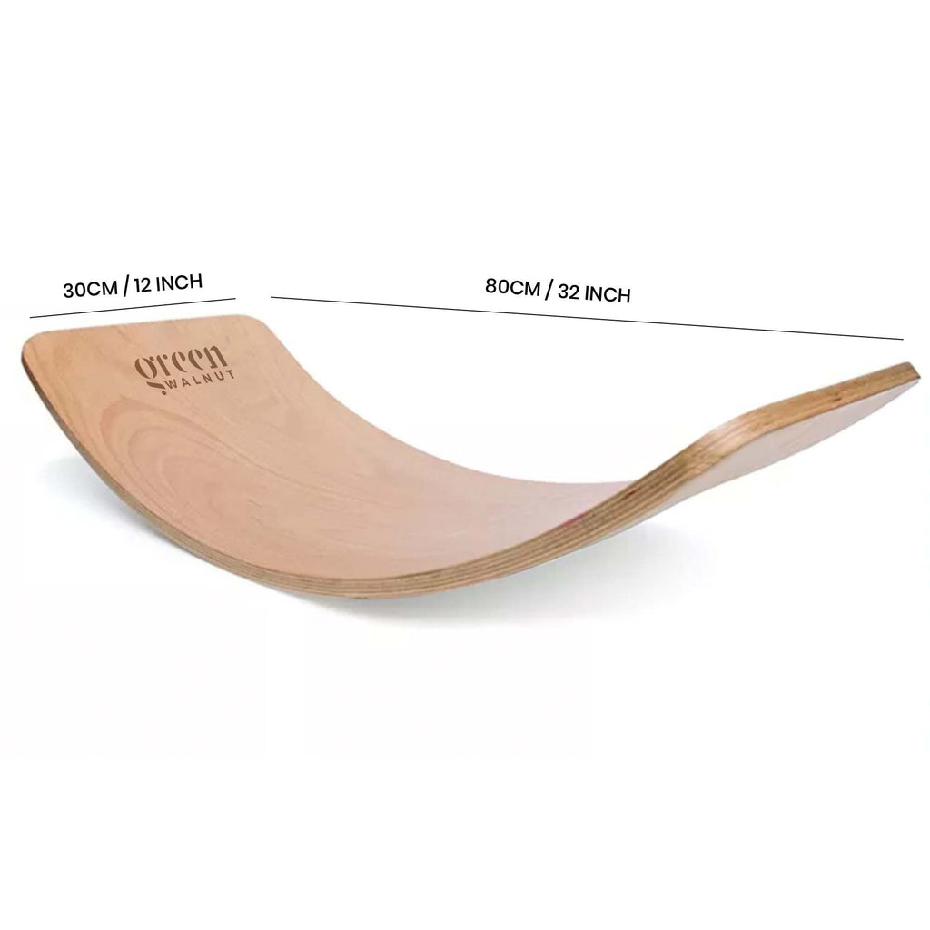 Large Wooden Balance Board (With Coloured Felt)