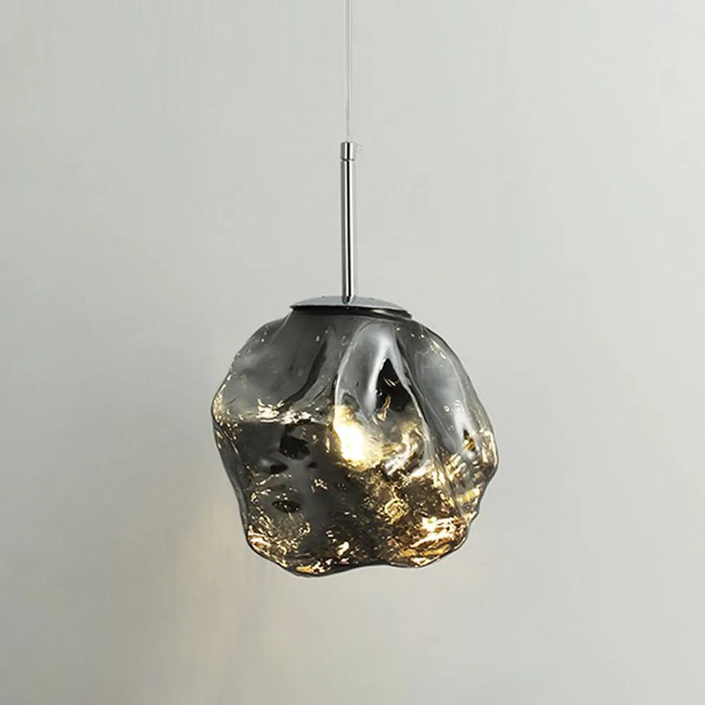 Lava Glass Pendant Light, 4 Colour