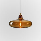 June Amber Glass Pendant Light